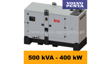 FDG 500 V3S - 500 kVA - 400 kW - Agregat Prądotwórczy FOGO zbudowany na silniku  Volvo - zastosowana prądnica - Sincro