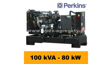 FDF 100 PD - 110 kVA - 100 kW - Agregat Prądotwórczy FOGO zbudowany na silniku  Perkins - zastosowana prądnica - Stamford
