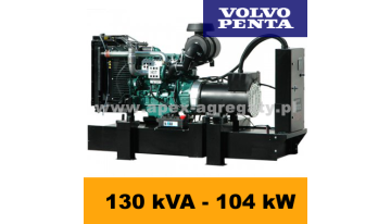FDF 130 VS - 142 kVA - 129 kW - Agregat Prądotwórczy FOGO zbudowany na silniku  Volvo - zastosowana prądnica - Sincro