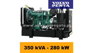 FDF 350 VS - 385 kVA - 350 kW - Agregat Prądotwórczy FOGO zbudowany na silniku  Volvo - zastosowana prądnica - Sincro